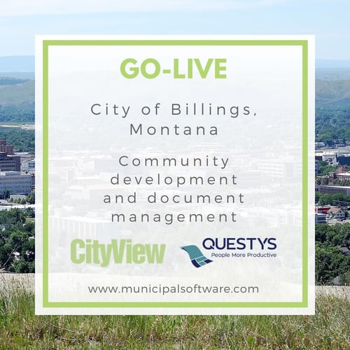 City of Billings, Montana, goes live with CityView
