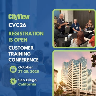 2026 CityView Customer Training Conference | October 27-29 | San Diego