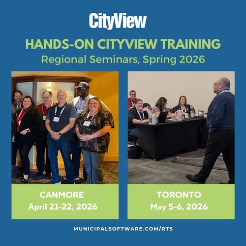 CityView customers participate in hands-on training during a 2026 CityView regional seminar.
