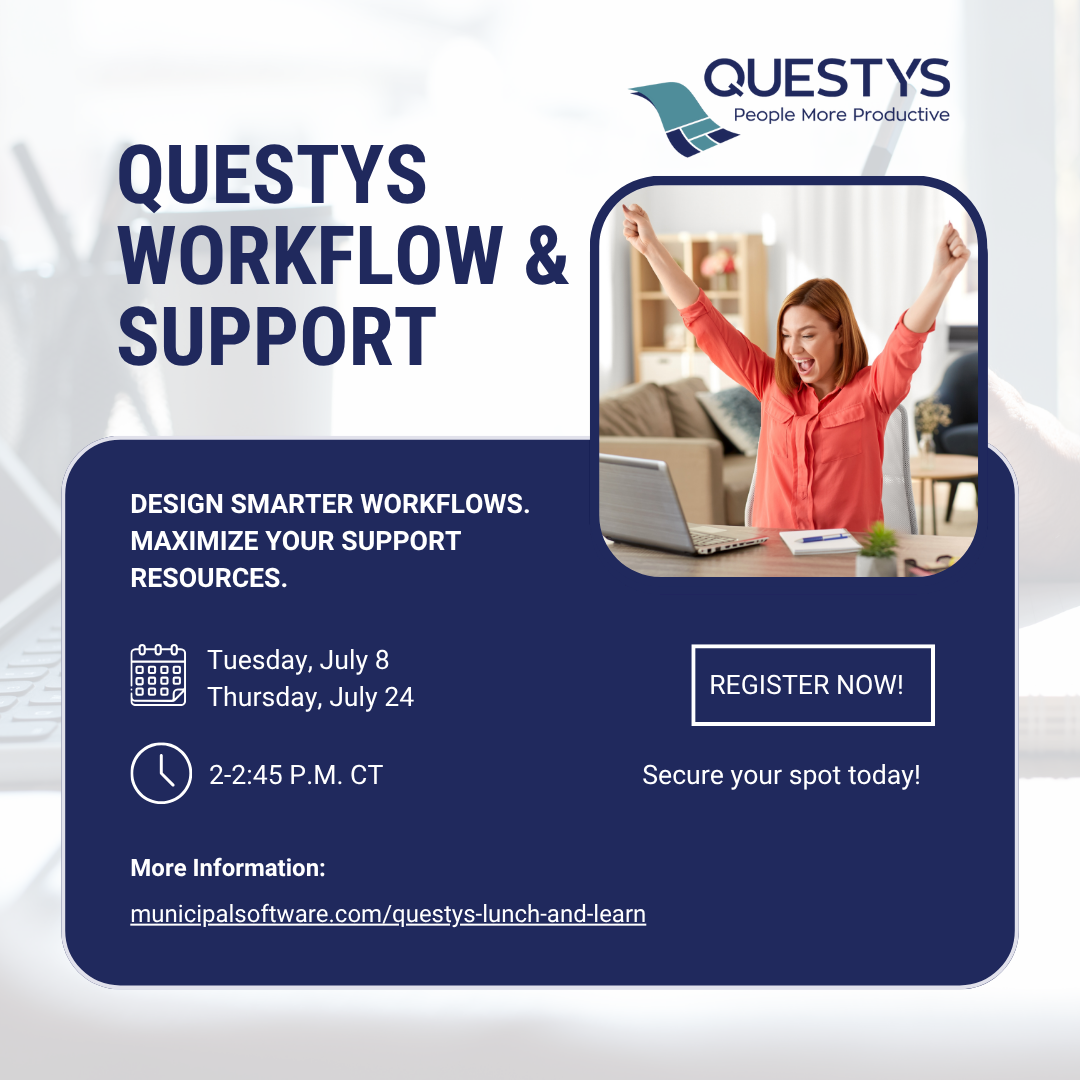 Free July Questys Lunch & Learn: Smarter Workflows & Support