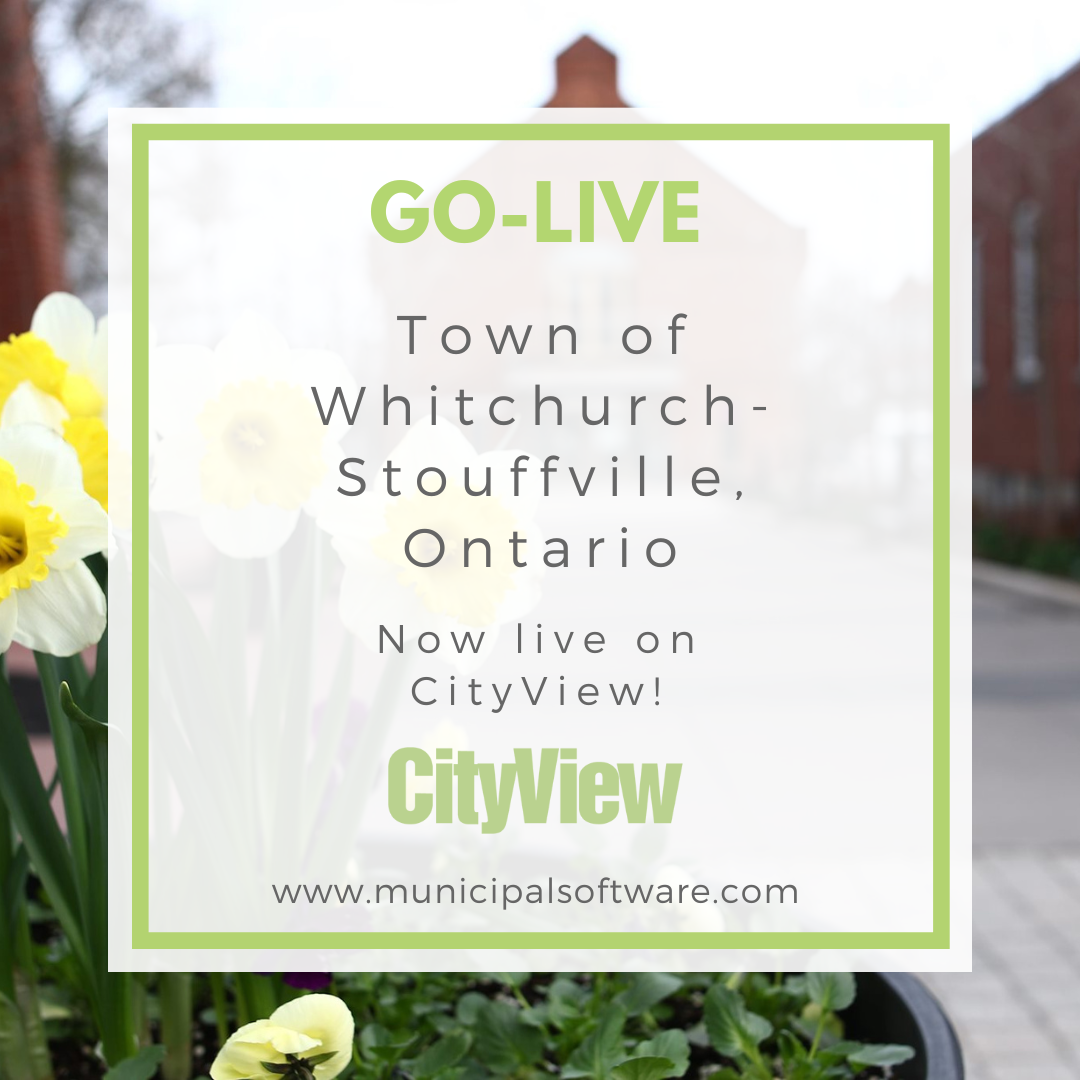 The Town of WhitchurchStouffville, Ontario, goes live with CityView